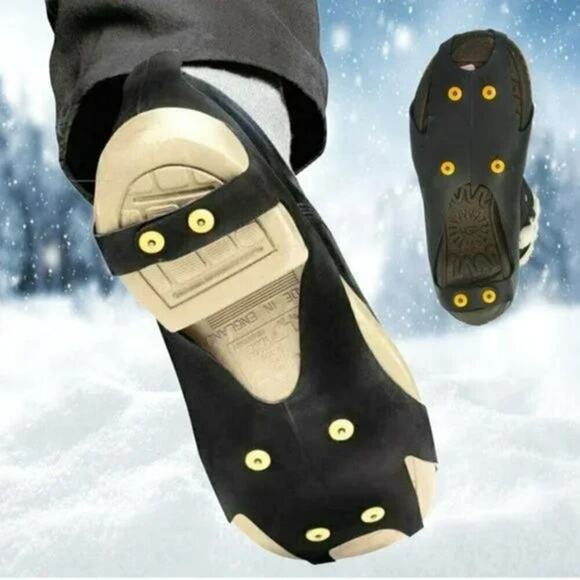 New! Petzl Plus Over the Shoe Spiky Plus Anti-Slip for Ice & Snow Traction Soles - Picture 1 of 10